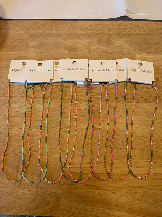 Seed Bead Fresh Water Pearl Necklace
