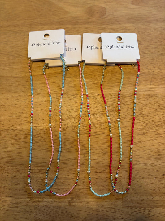 Seed Bead Fresh Water Pearl Necklace