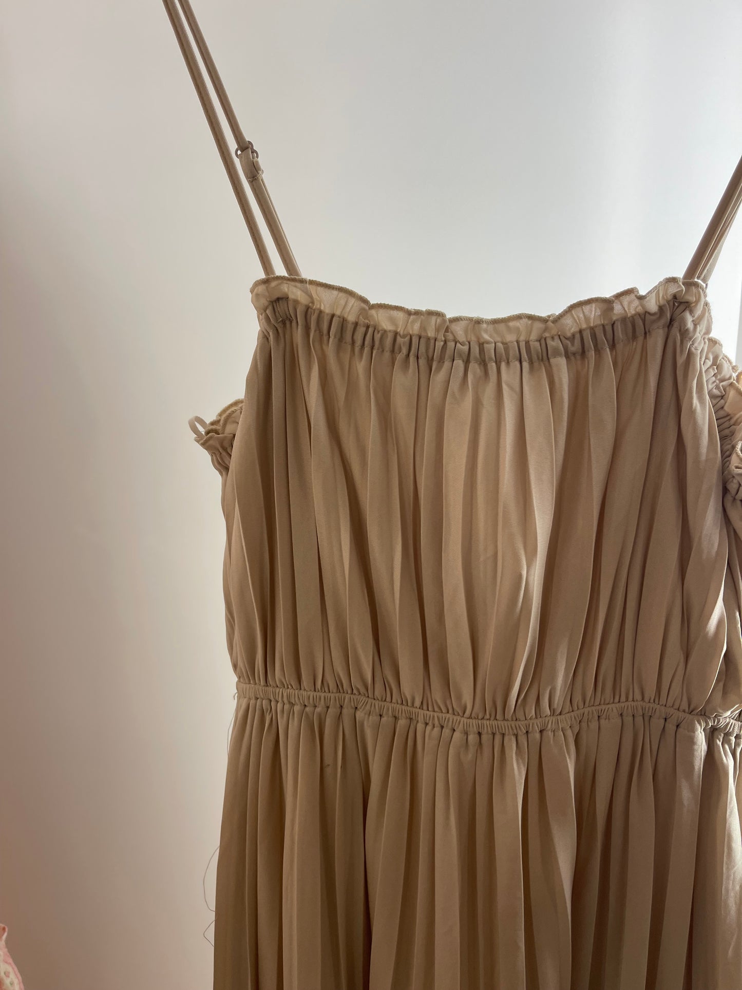 Pleated Tiered Maxi Dress