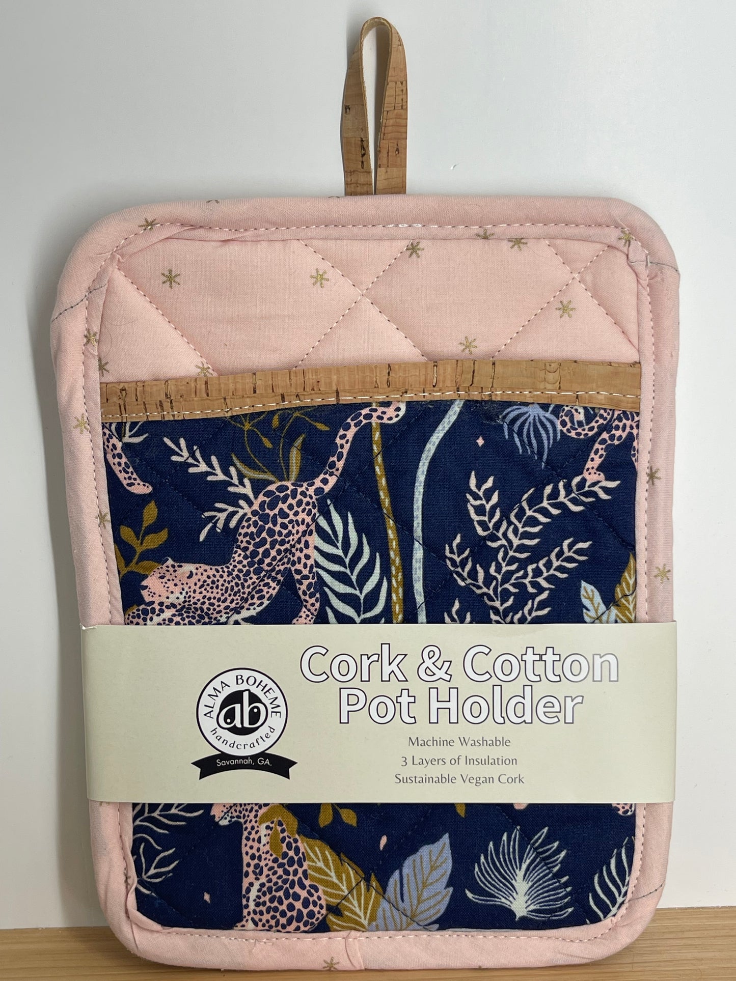 Cork and Cotton Potholders
