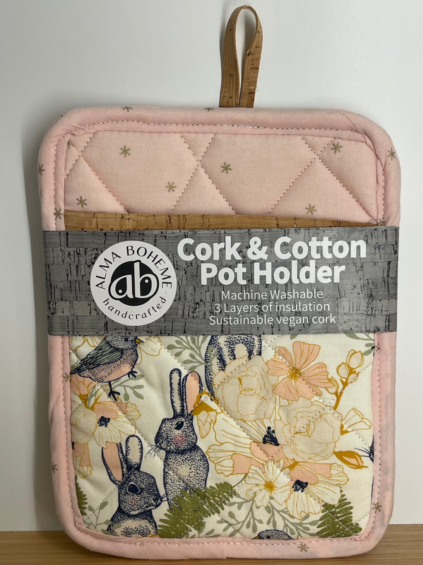 Cork and Cotton Potholders