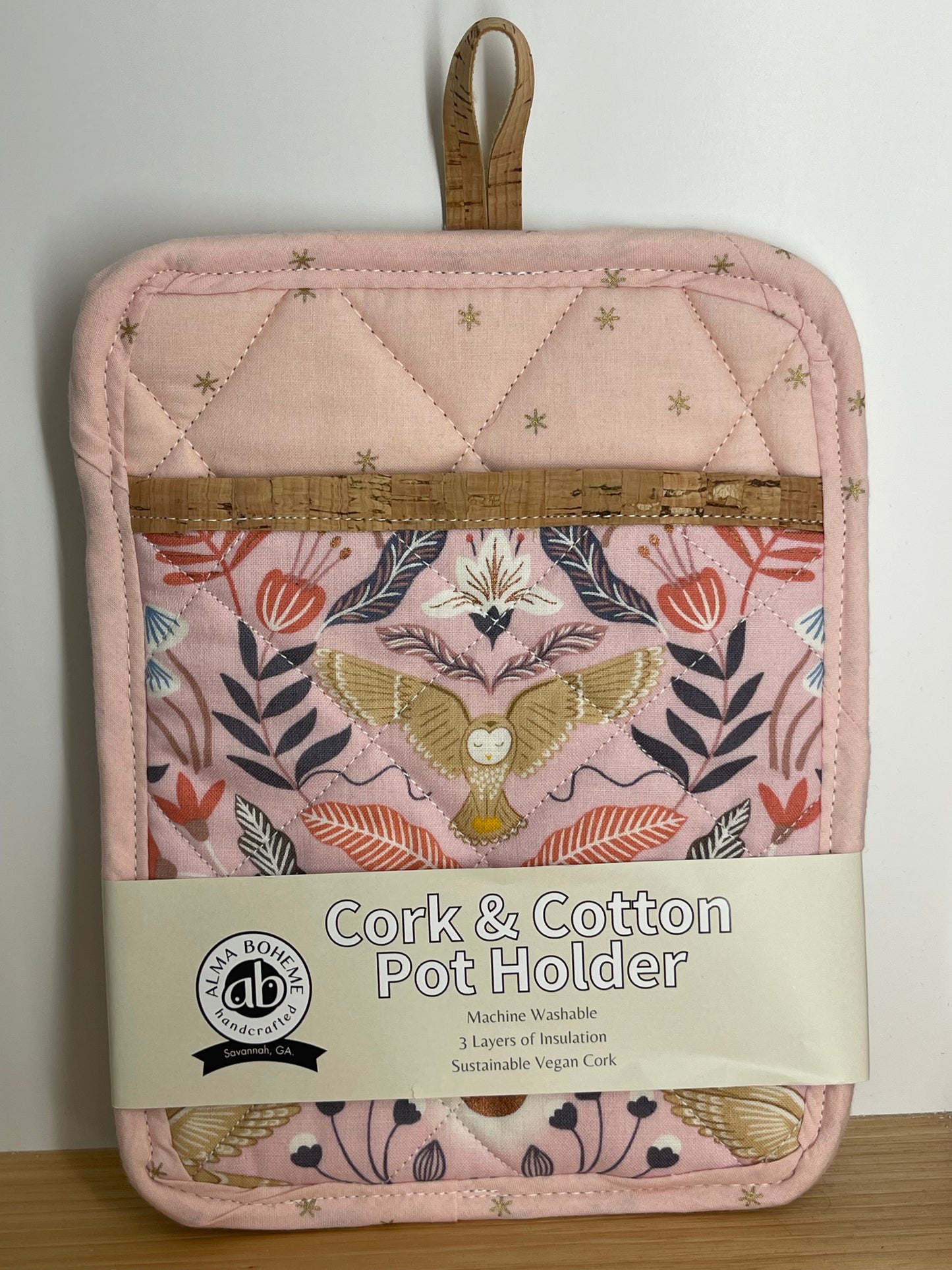 Cork and Cotton Potholders