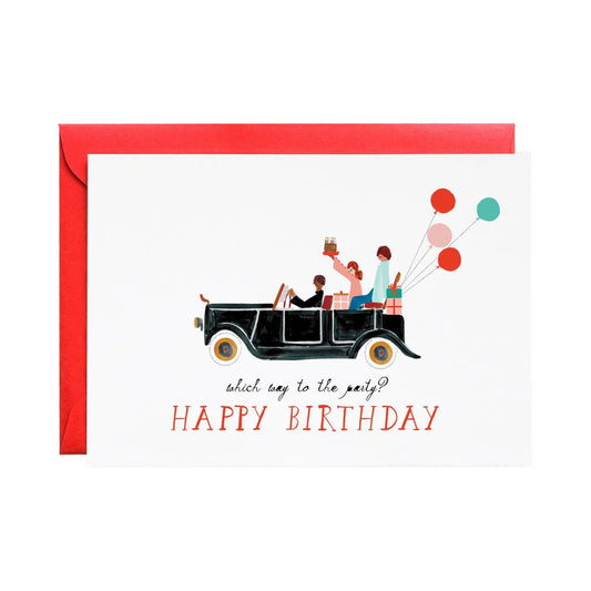 Bday Car Card