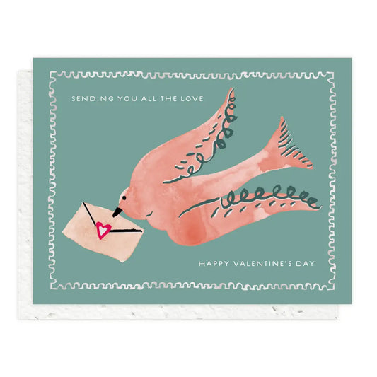 Happy VDay Bird Card
