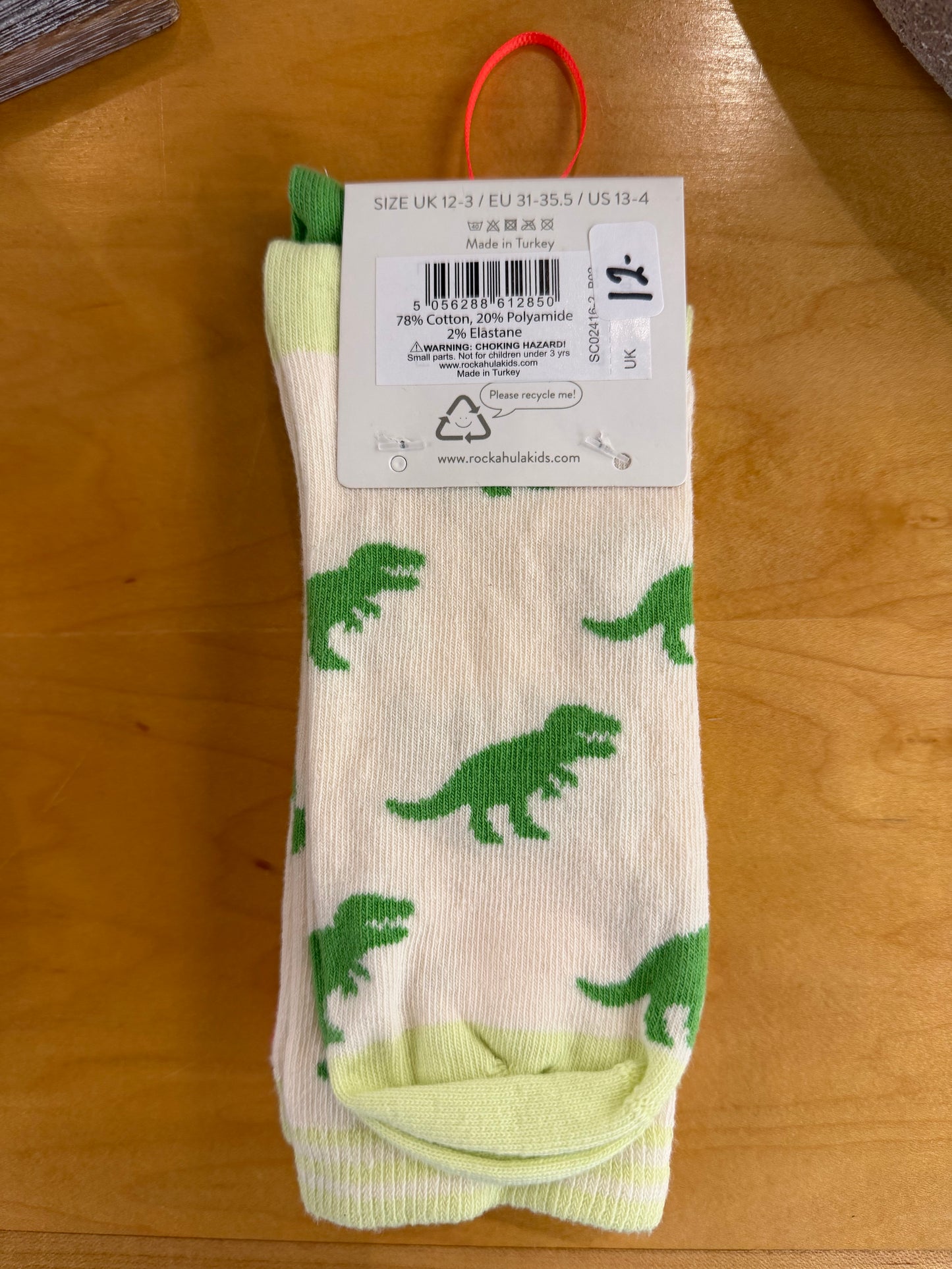 T-REX 2pk socks