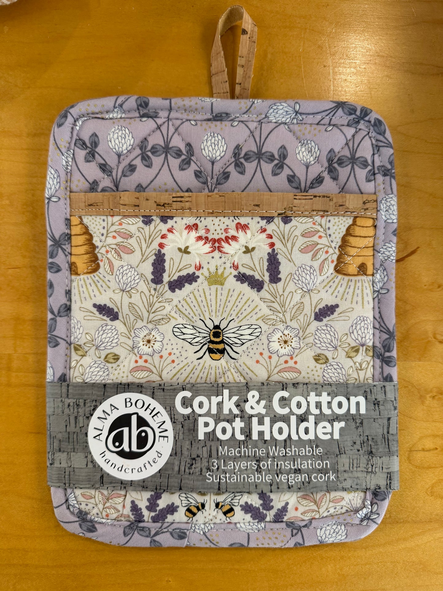 Cork and Cotton Potholders