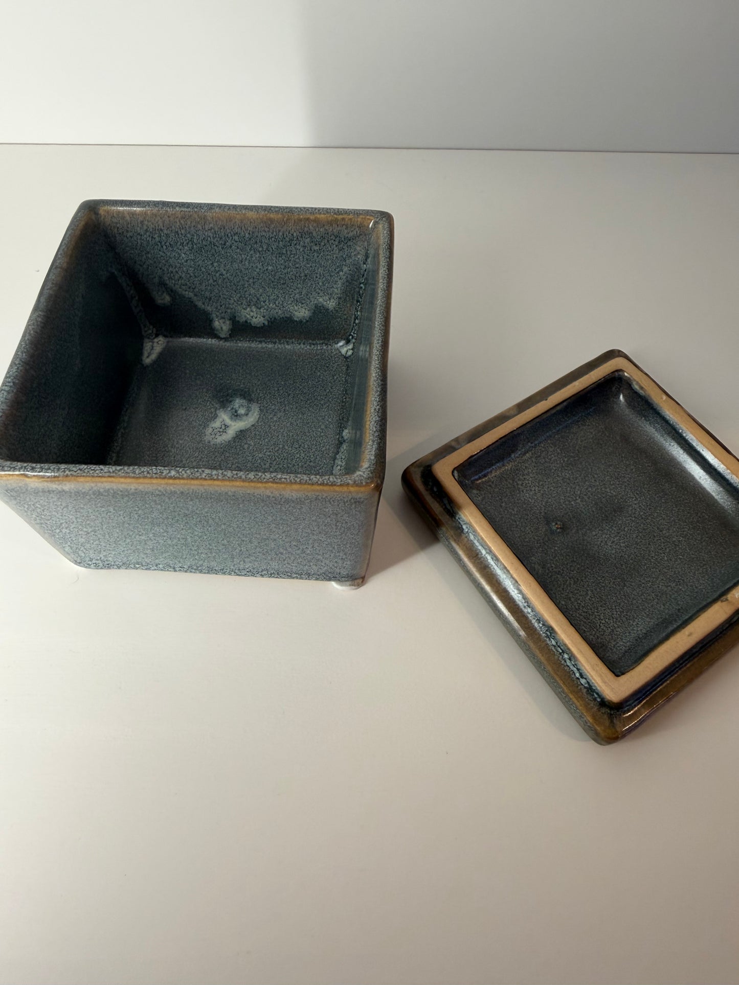 Ceramic Square Container with Lid