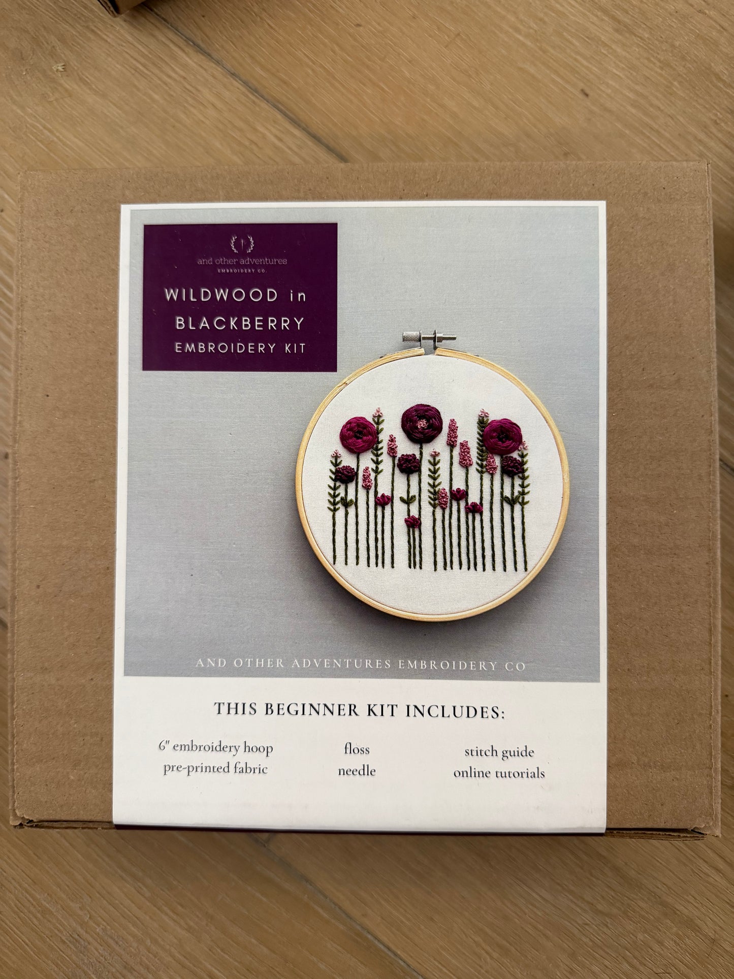 Beginner Embroidery Kit 6"