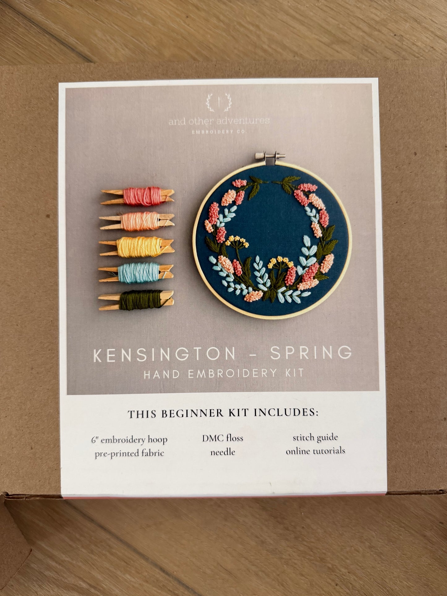 Beginner Embroidery Kit 6"