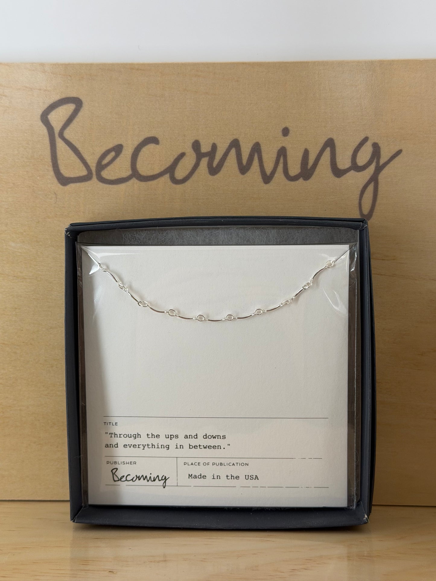 Becoming Silver Necklaces