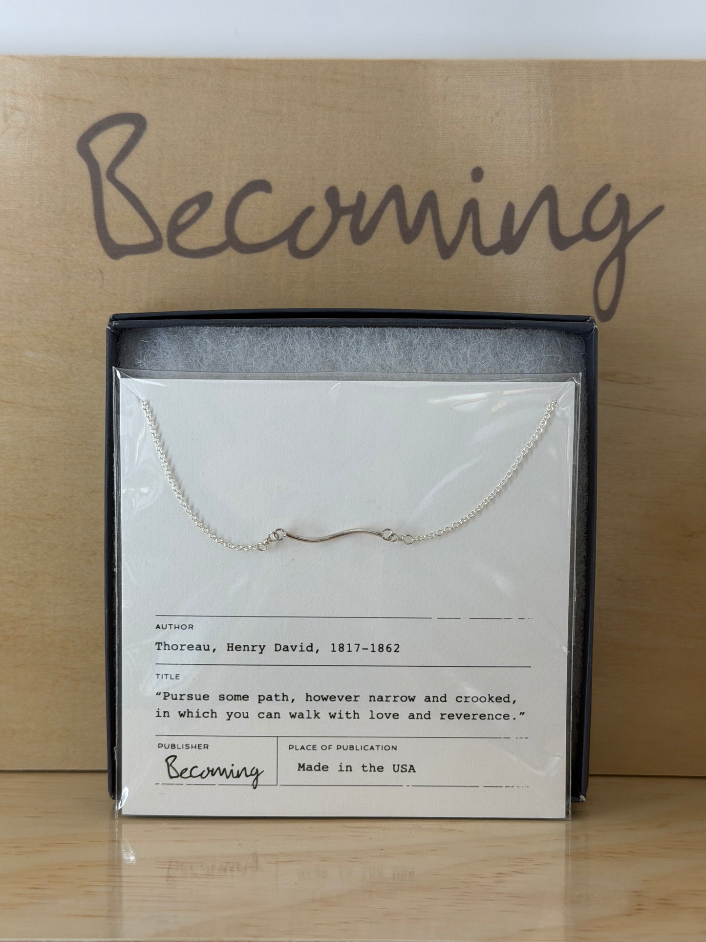 Becoming Silver Necklaces