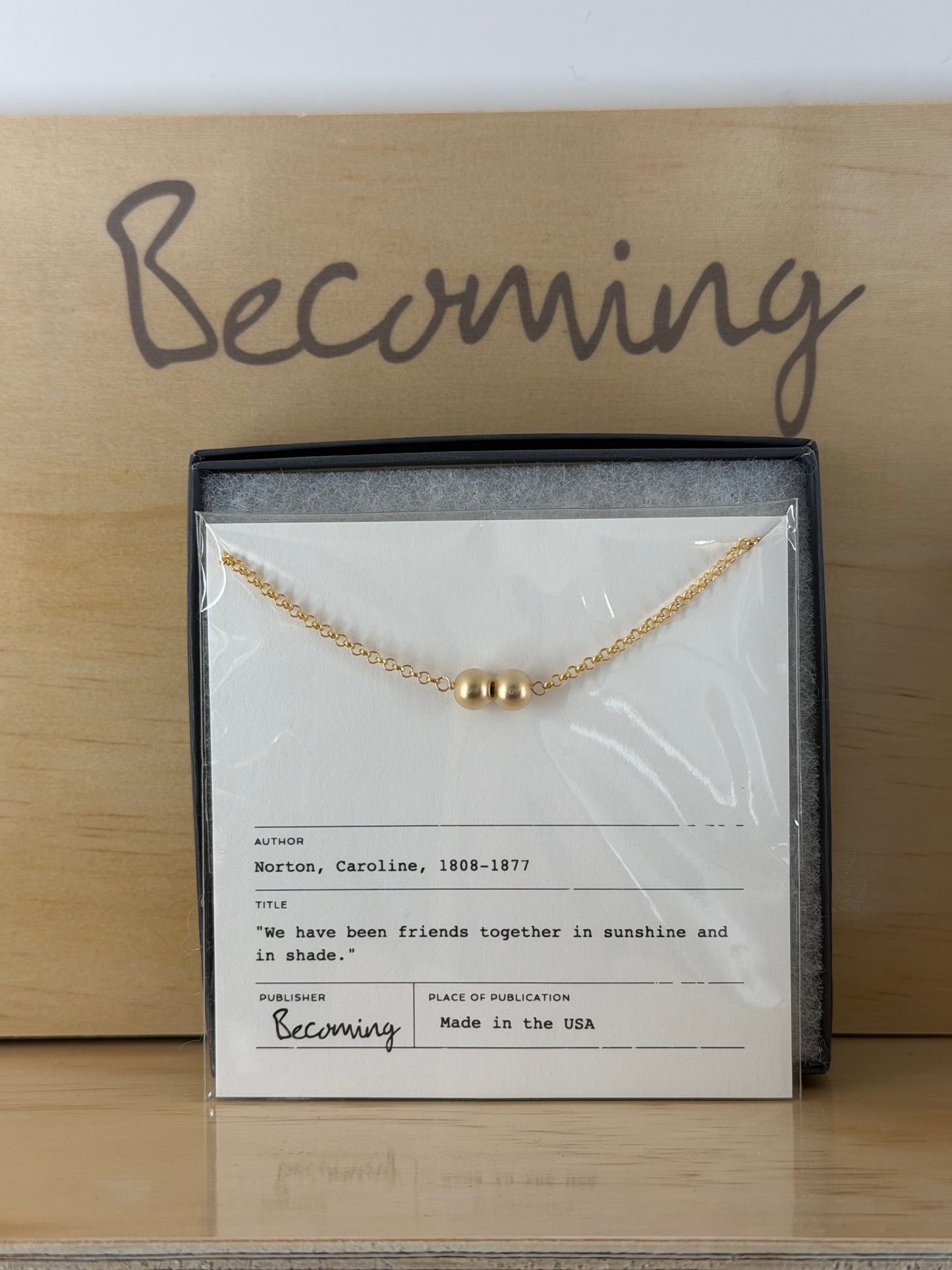 Becoming Gold Filled Necklaces