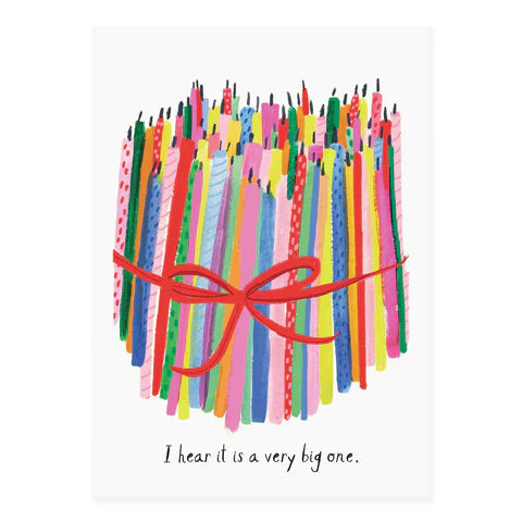 Assorted Candle Bday Card