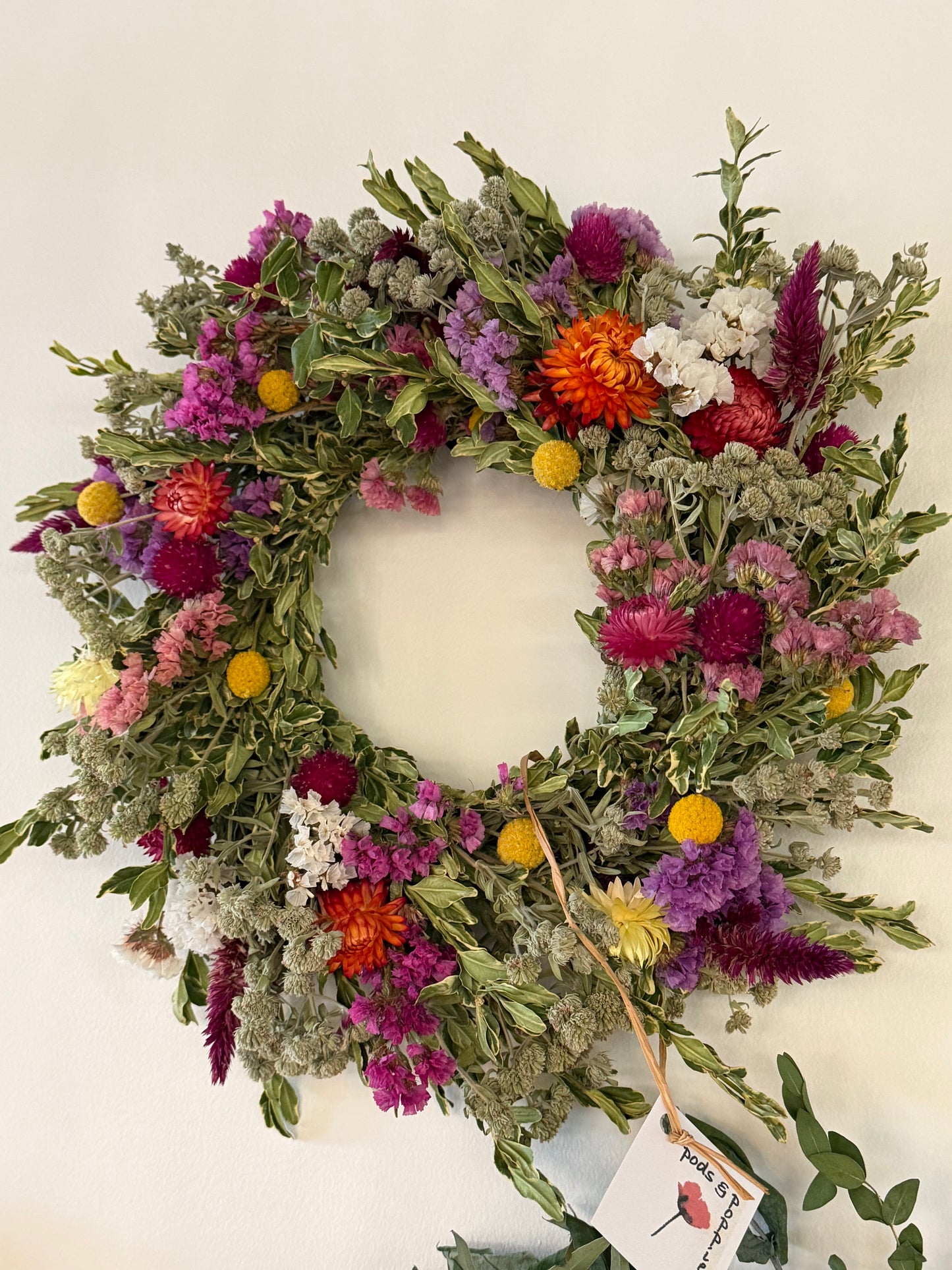 Dried Floral Wreaths - Medium