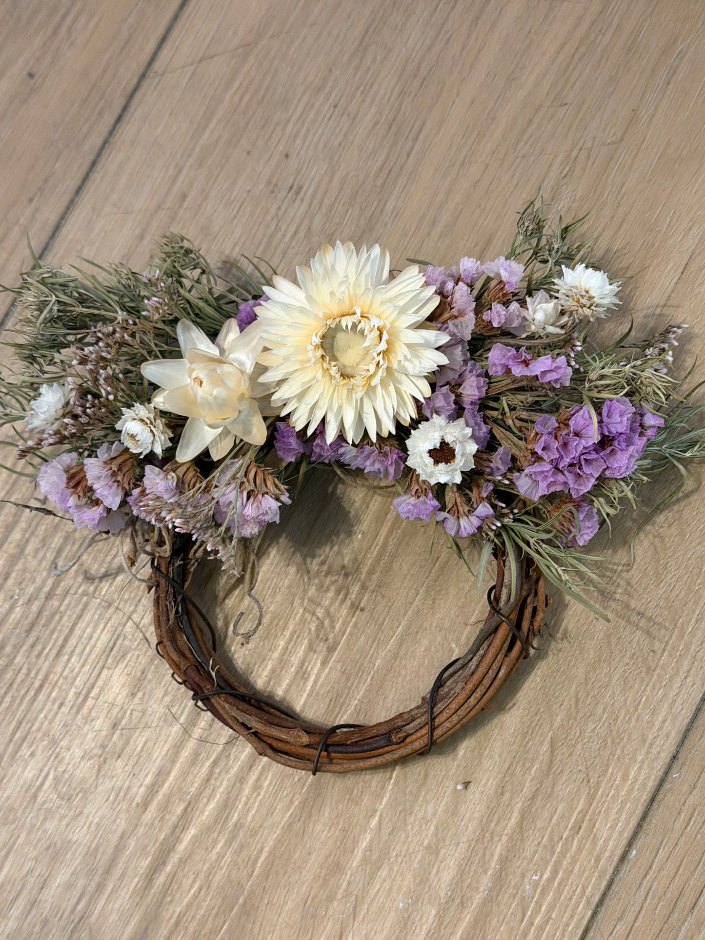 Dried Floral Mini Wreath