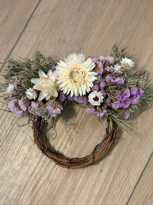 Dried Floral Mini Wreath