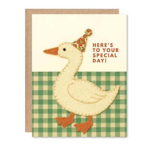 Party Goose Bday Card