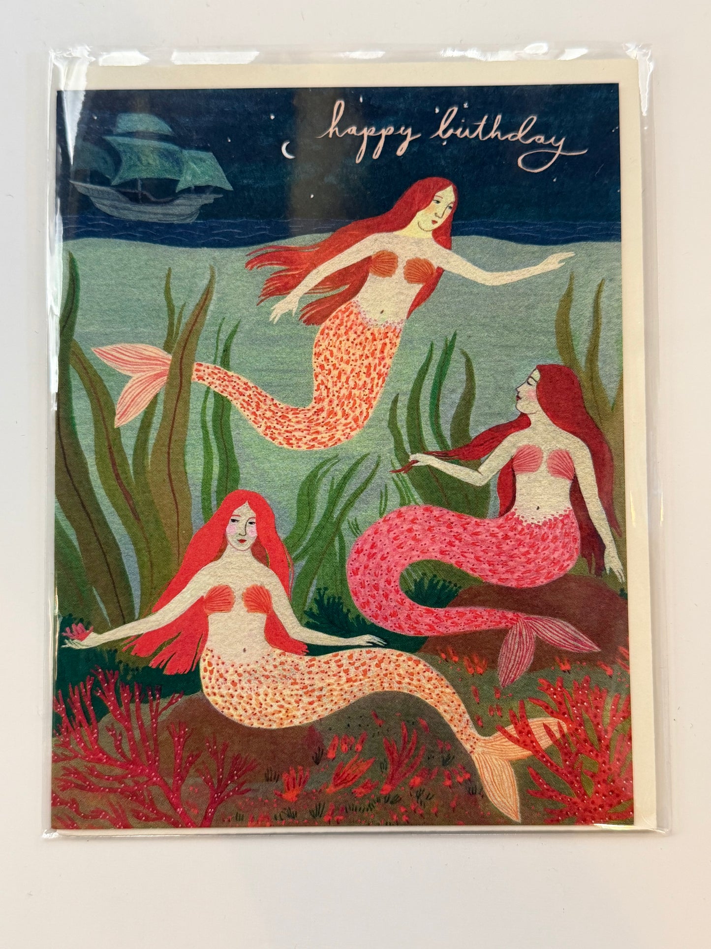 Mermaid Bday Card