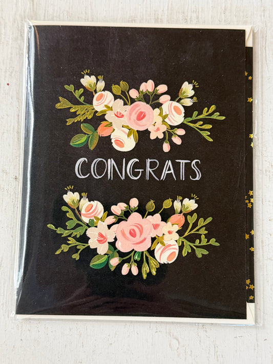 Congrats Floral Card