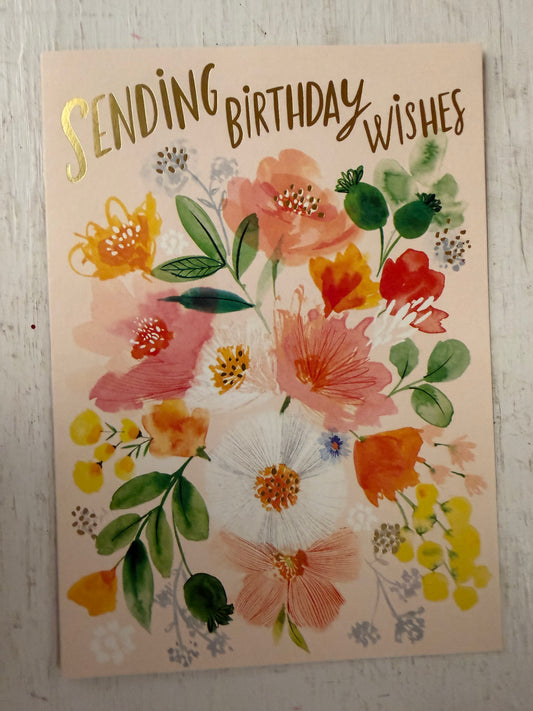 Sending Bday Wishes Card