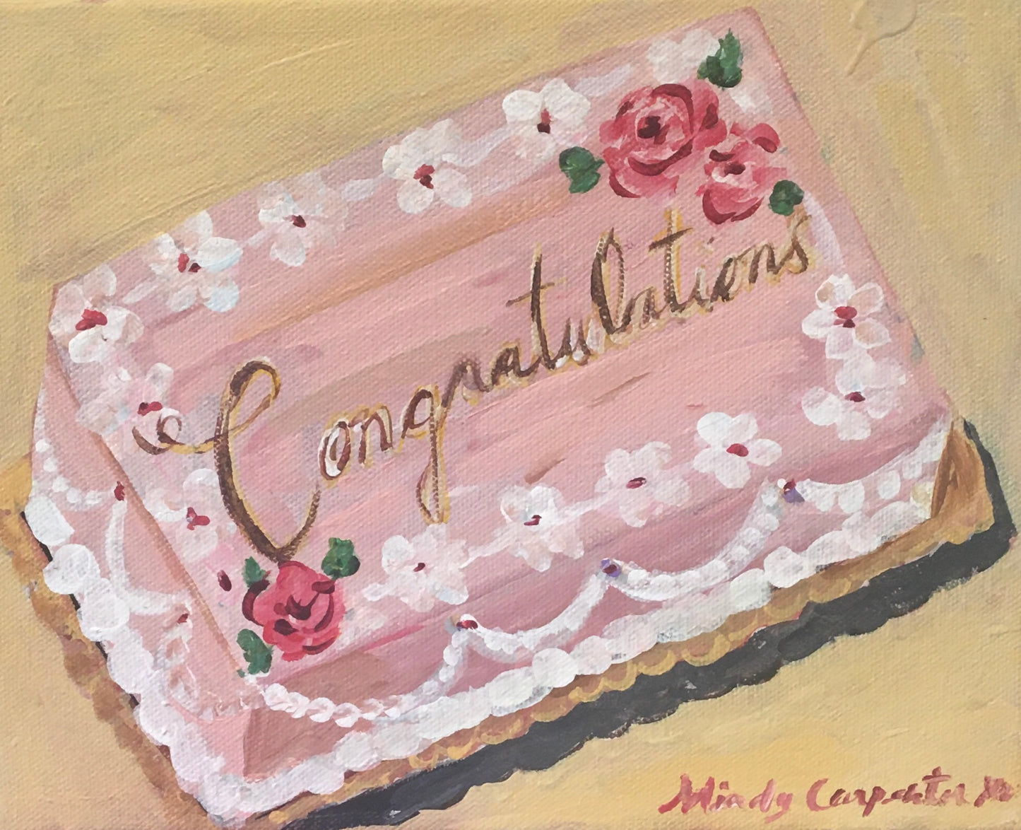Congrats Cake Card
