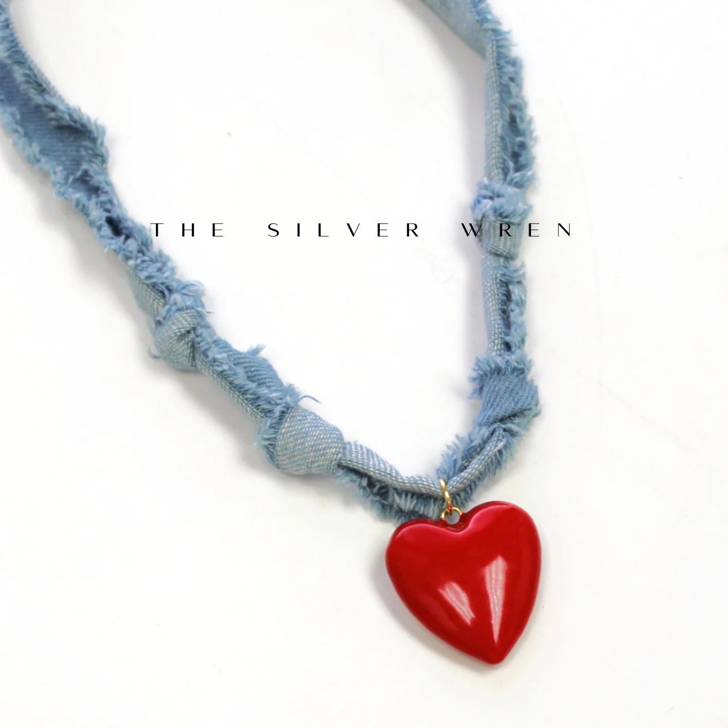 Boho Western Denim Necklace