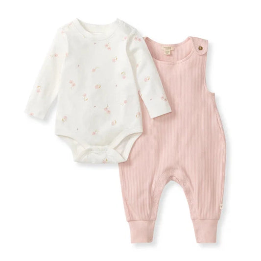 Floral Bodysuit & Jumpsuit Set