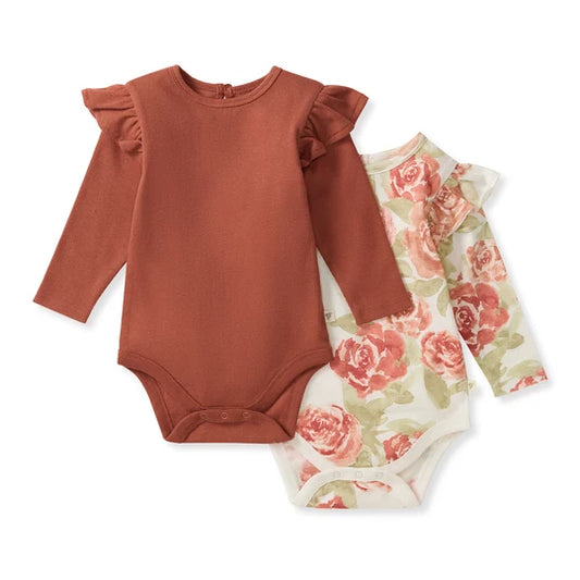 Autumn Rose Bodysuits 2 Pack