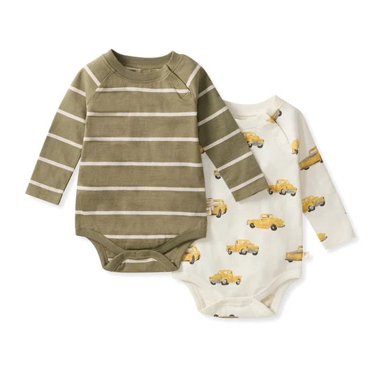 Burt's Truck Bodysuits 2 Pack