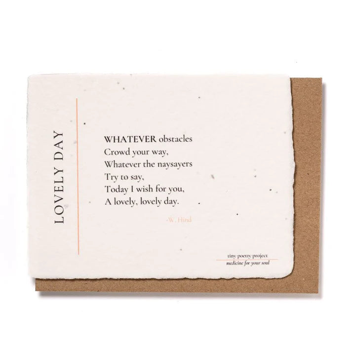 Plantable Wildflower Card