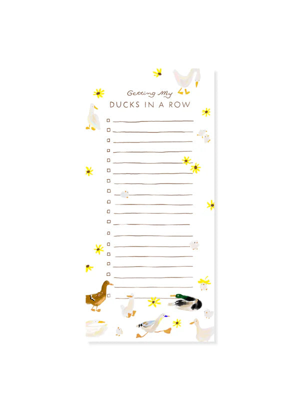 Ducks In a Row Market List