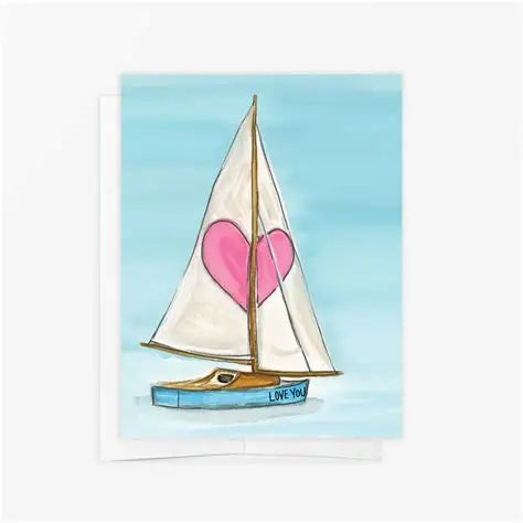 Sailboat Love Card