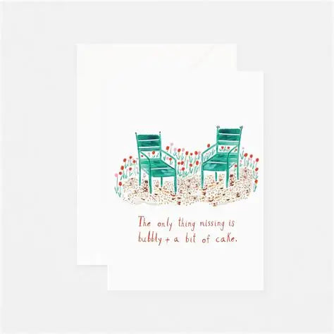 Bubbly & Cake Card