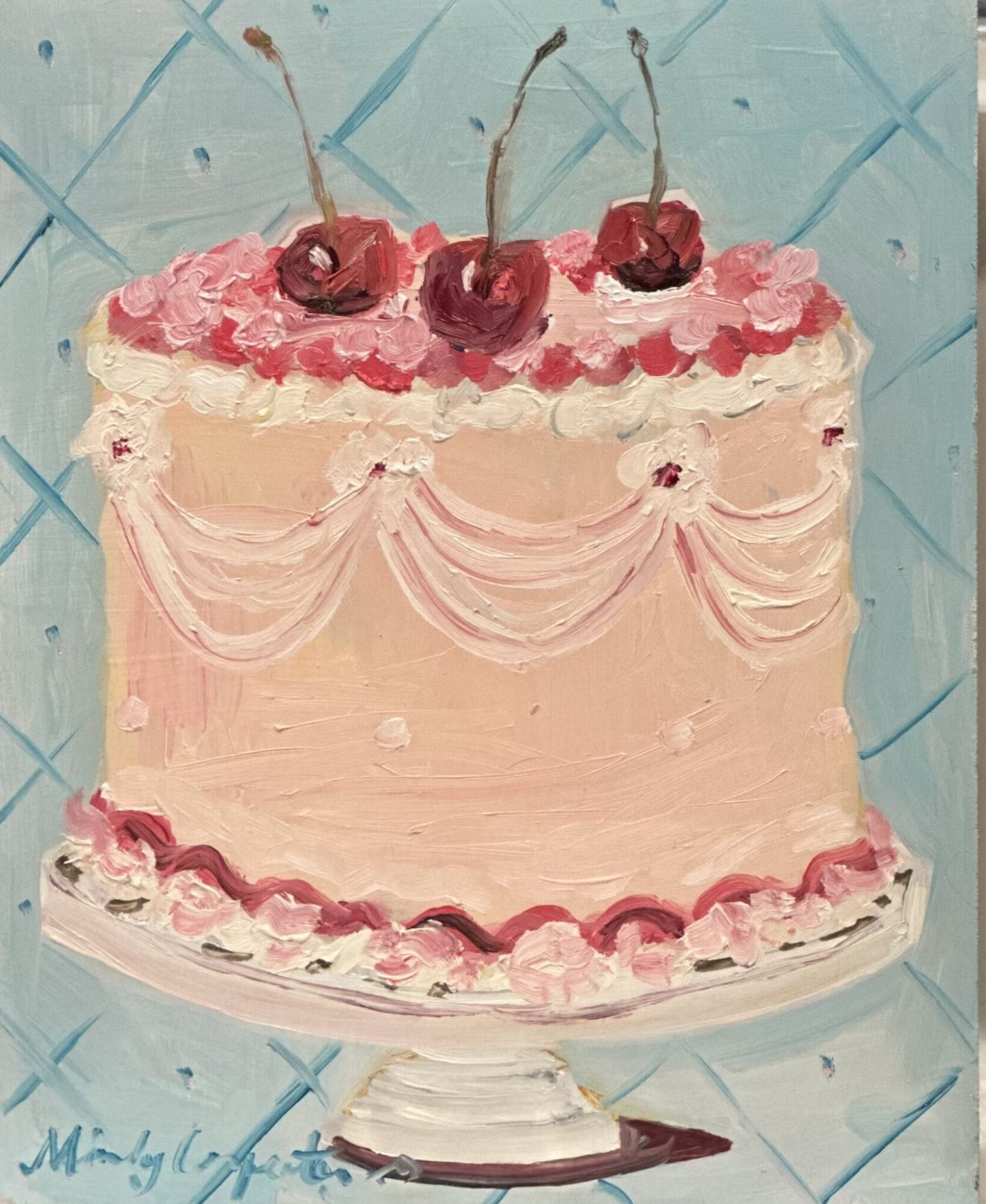 Pink Party Cake Card