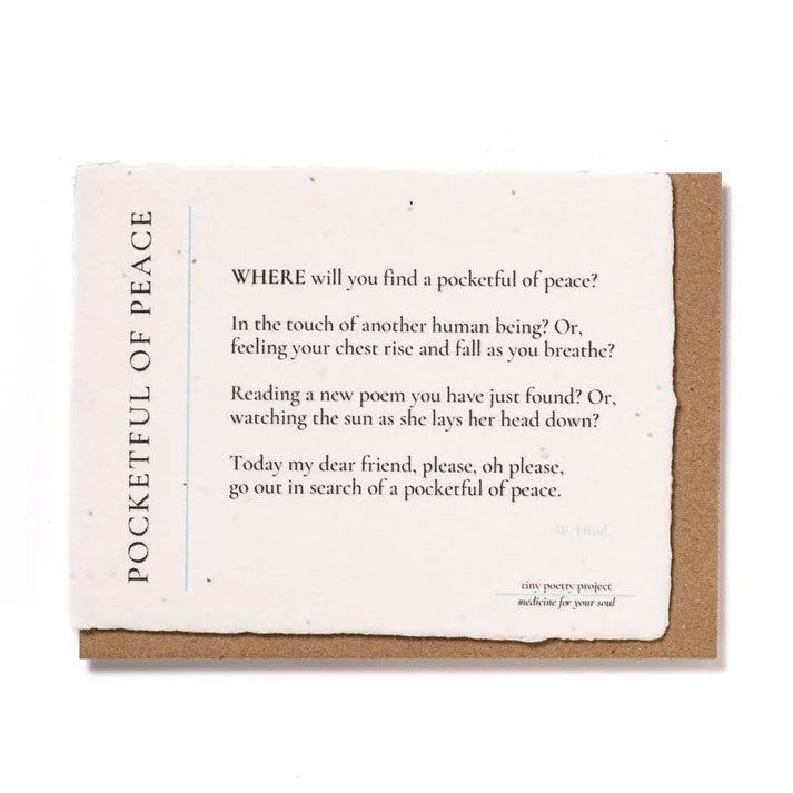 Plantable Wildflower Card