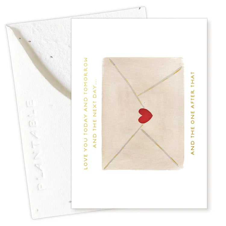 Heart Letter Love Card