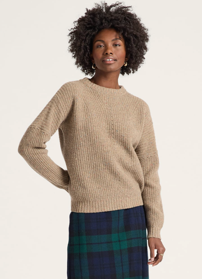Donegal Eyelet Sweater