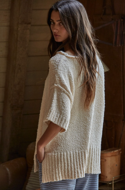Ivory Oversized Sweater