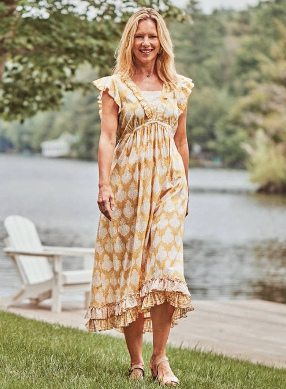 Bonnie Blockprint Dress