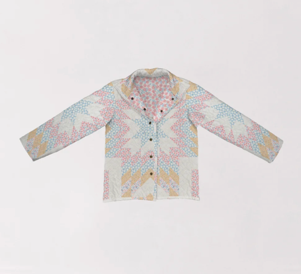 Adeline Patchwork Snap Jacket