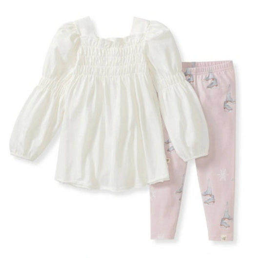 Ice Skates Tunic Set