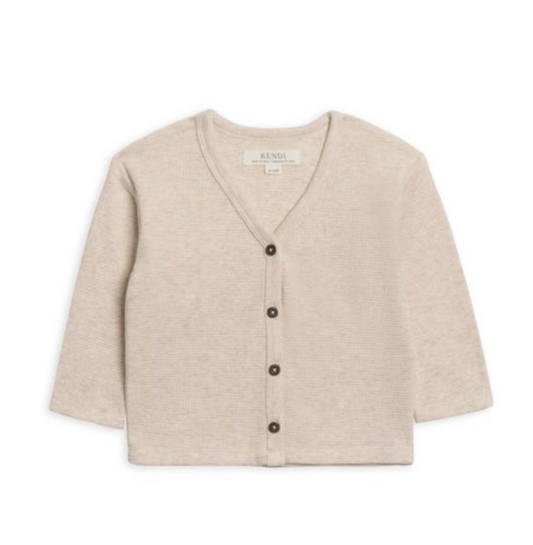 Waffle Knit Cardigan