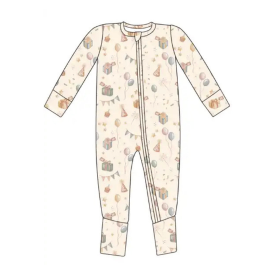 Birthday Bash Footie PJ