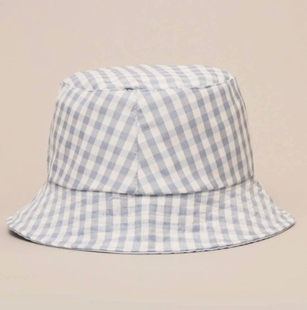 Gingham Reversible Bucket Hat