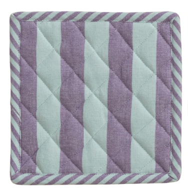 8" Square Striped Pot Holder