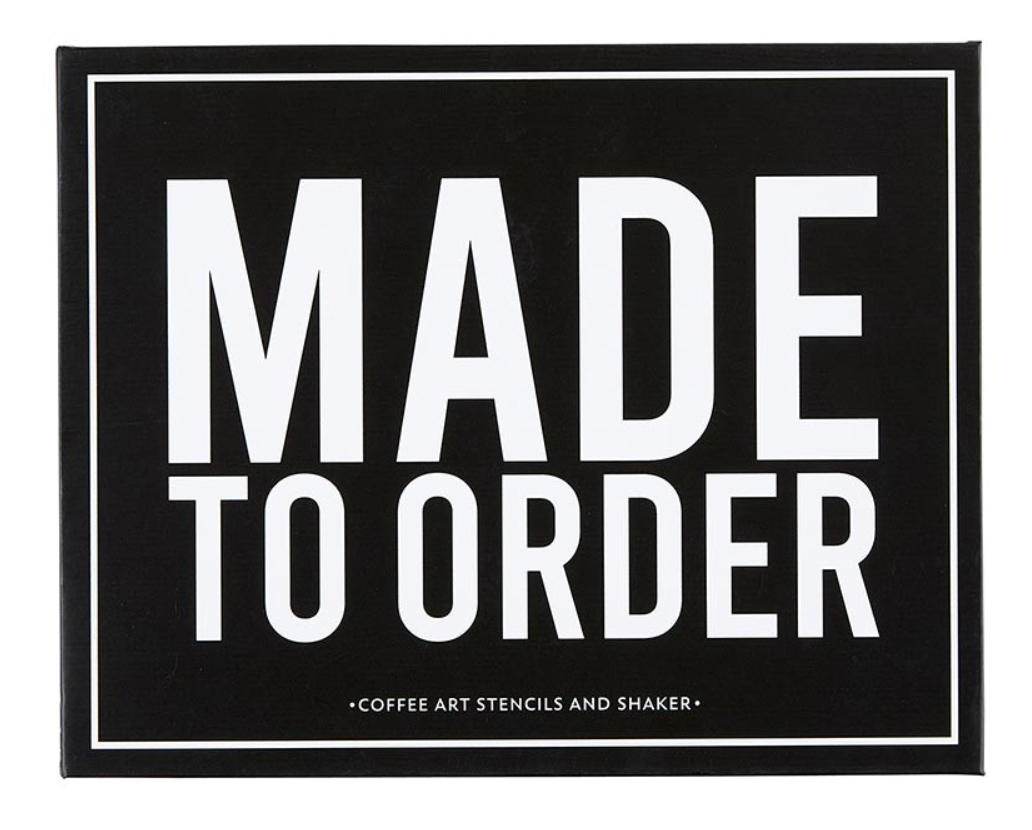 Made To Order Coffee Stencils