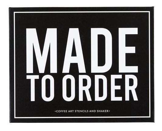 Made To Order Coffee Stencils