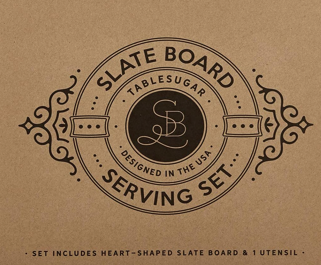 Slate Board Serving Set