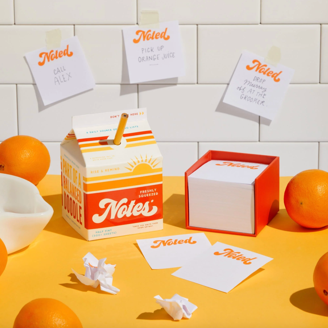 Juice Carton Memo Pad
