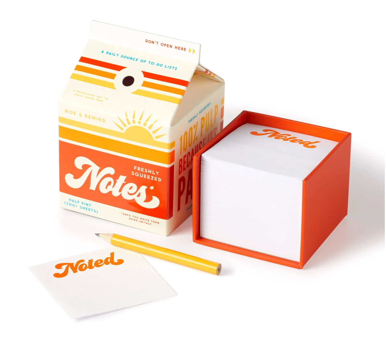 Juice Carton Memo Pad